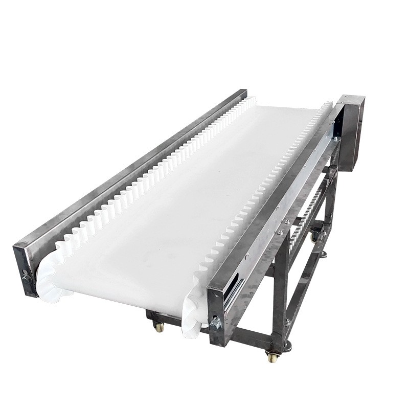 廠家生產(chǎn)小型食品輸送機(jī) 白色PU皮帶輸送機(jī)不銹鋼輸送機(jī)定做電議