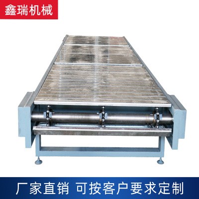 304不銹鋼鏈板輸送機(jī) 定制運(yùn)送蔬菜食品遠(yuǎn)距離傳送鏈板輸送機(jī)