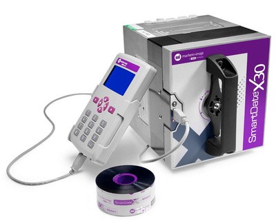 法國依瑪士X30色帶熱轉印打碼機食品包裝袋噴碼機全自動熱轉印