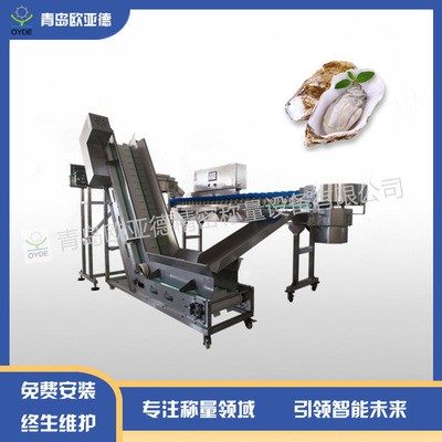 廠家供應(yīng) 青島歐亞德料盒分級(jí)秤 生蠔海蠣子重量分選設(shè)備定金