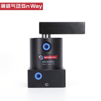 亞德客型神威旋轉角下壓氣缸SRCR/SRCL25/32/40/50/63-90度-180度