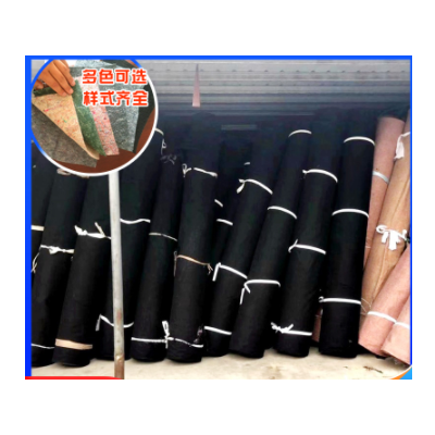 廠家供應鋪路施工養(yǎng)護毛毯 蔬菜大棚保溫無紡布 黑心棉拉力毛氈