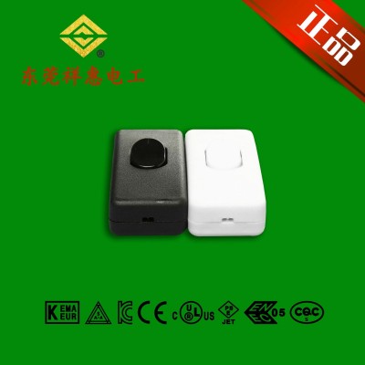 8S.303開關正牌XH-303軟線 中途線上翹板開關美規歐規按鍵303開關