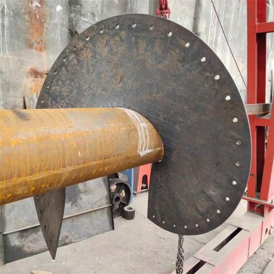 連續(xù)無軸絞龍葉片 單片連續(xù)式蛟龍葉片 不銹鋼碳鋼錳鋼螺旋葉片