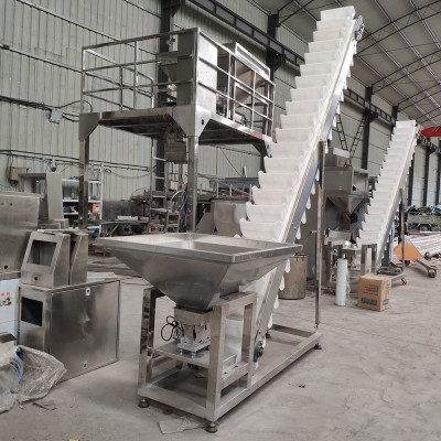 201不銹鋼斗式提升機上料機 糧食山藥豆干果炒貨不銹鋼連斗提升機