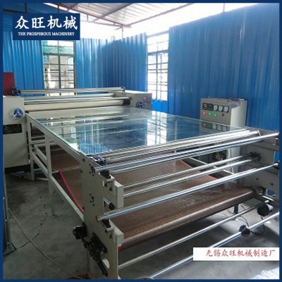 專業生產半自動熱升華轉移印花機批發可定制滾筒式熱轉移印花機