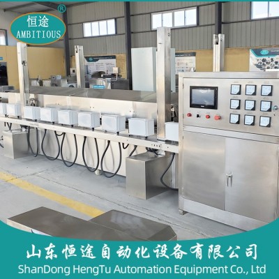 咪咪條面食油炸生產線油條麻花油炸設備大型連續式自動控溫油炸機