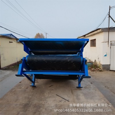 180噸 塑料瓶自動打捆機皮帶輸送機 大型臥式廢紙打包機傳料機