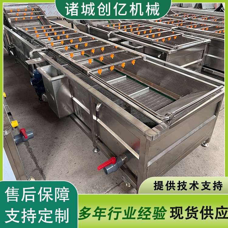 現貨蔬菜清洗風干加工線 蘋果氣泡清洗機 不銹鋼黃花菜清洗機械