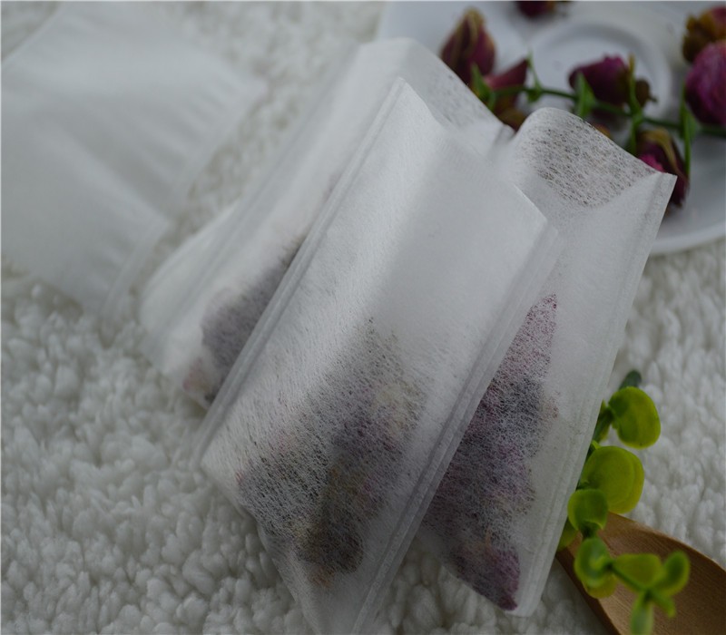 批發玉米纖維6*8熱封平口茶包袋鹵料過濾隔渣足浴茶葉包裝藥粉袋