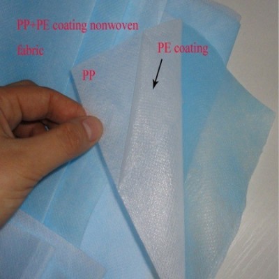 1.6米防護服專用PE淋膜復合無紡布 覆膜無紡布 pe復合無紡布