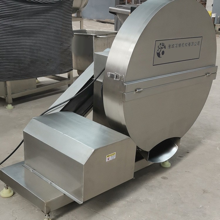 凍雞骨架液壓刨肉機廠家 鴻博商用牛羊肉切片設備 BR980D切片機