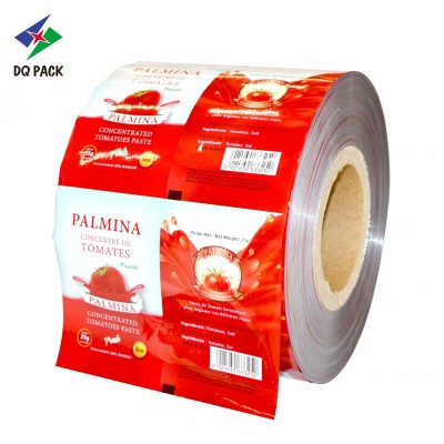 番茄醬辣椒醬醬料自動包裝卷膜復合包裝休閑食品包裝膜鋁箔包裝