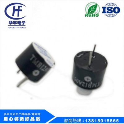 供應(yīng)5V一體有源蜂鳴器12*9.5MM直流-TMB12A05  100PCS