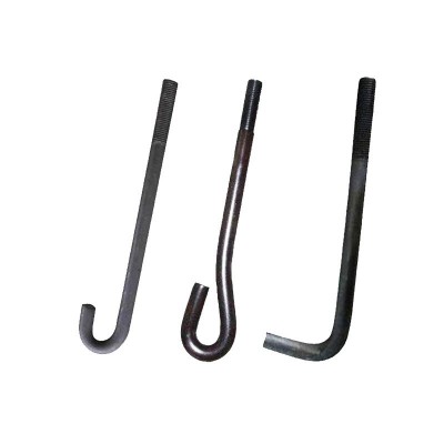 廠家直供地腳螺栓 7字高強度原色異型焊接錨栓 鋼結構預埋螺絲  100個