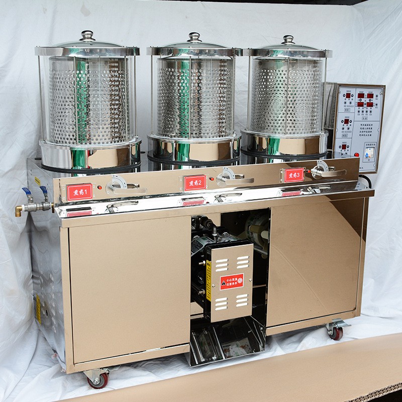 常壓三缸煎藥機 常壓煎藥包裝一體機三缸 中藥煎藥機 煎藥機