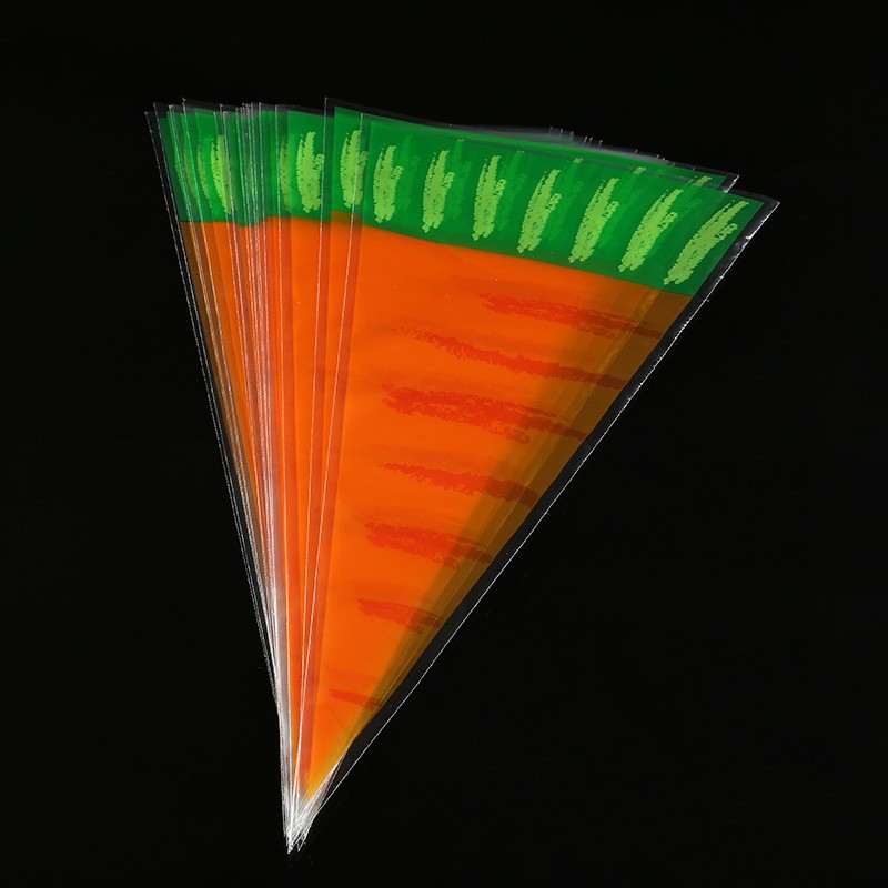 胡蘿卜三角袋個(gè)性糖果包裝袋20個(gè)一包裝袋印刷塑料袋 三角糖果袋